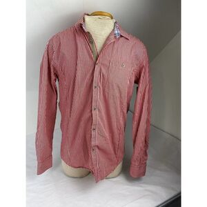 Ted Baker Button-Down Shirt Contrast Collar/Cuff Size 4 Ted Size (16" Neck) Men